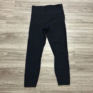 black lululemon leggings
